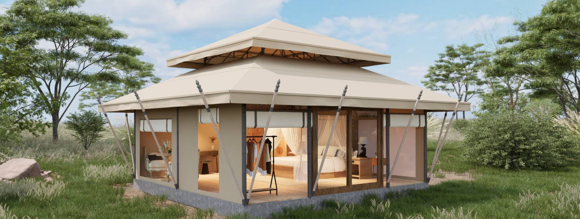 金州区户外野奢帐篷